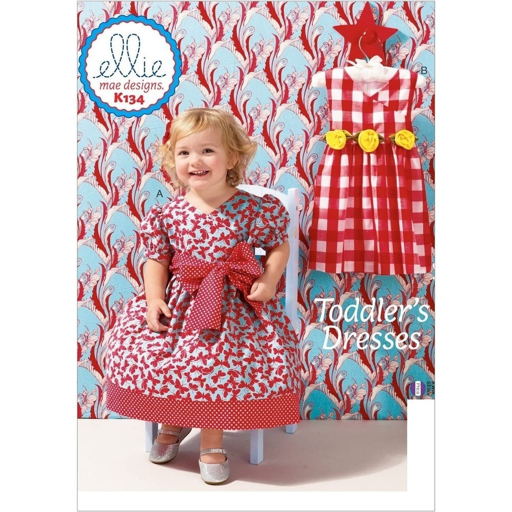 Kwik Sew Sewing Pattern K134 Party Dress Toddlers‎ Size 1-4